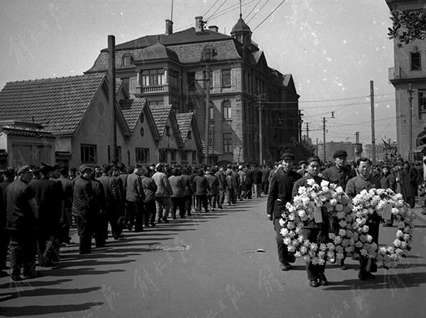 Mourning Stalin's Death, Shanghai may 1953