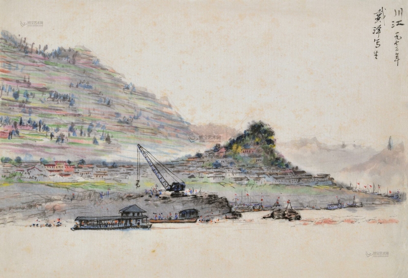 1973年作 川江 戴泽