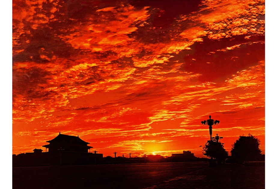 961年12月，袁毅平的获奖作品《东方红》。