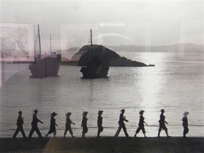 974广东汕尾，军民同巡逻 2