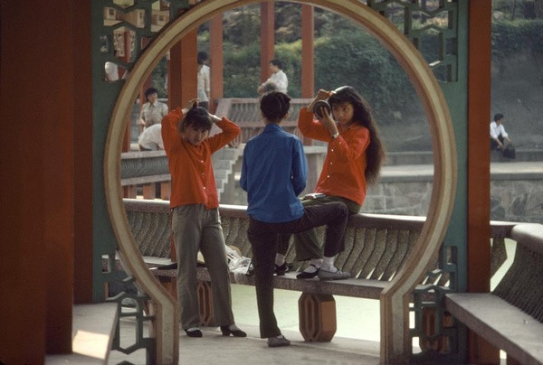 重庆。在公园里1980