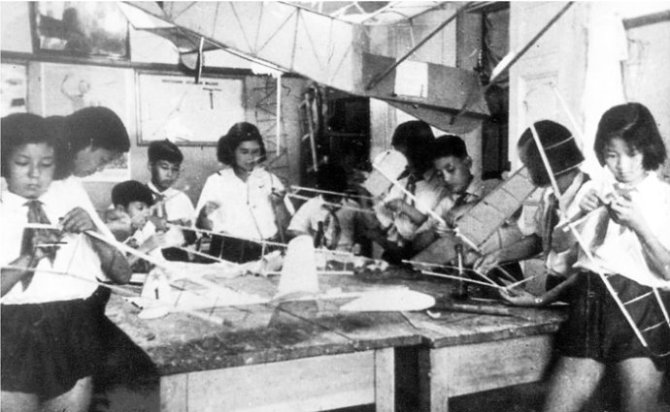 飞机模型比赛 1954 for visit to SU