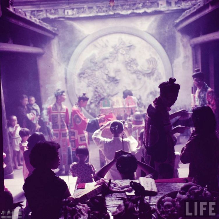 1954年台湾道士作法实拍 4