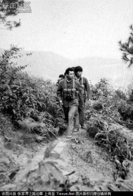 1980年知青民兵边境巡逻。